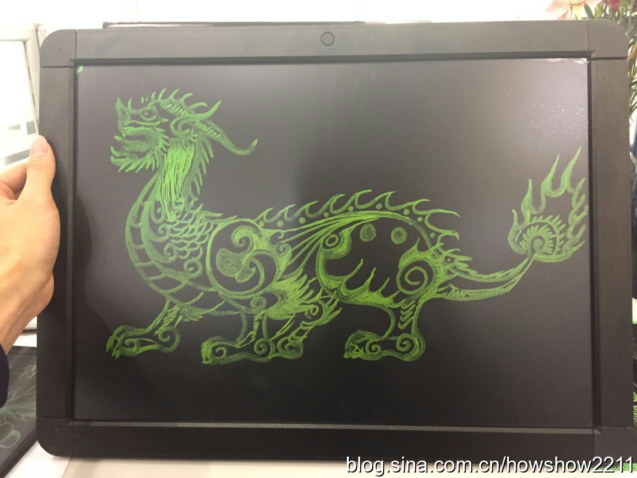 好寫科技高亮型光能小黑板，光能黑板-黑科技不是一點點